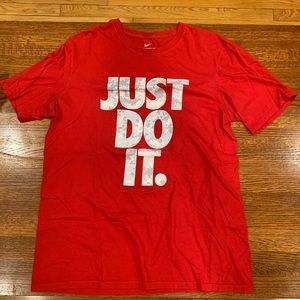 Red “Nike” T-Shirt